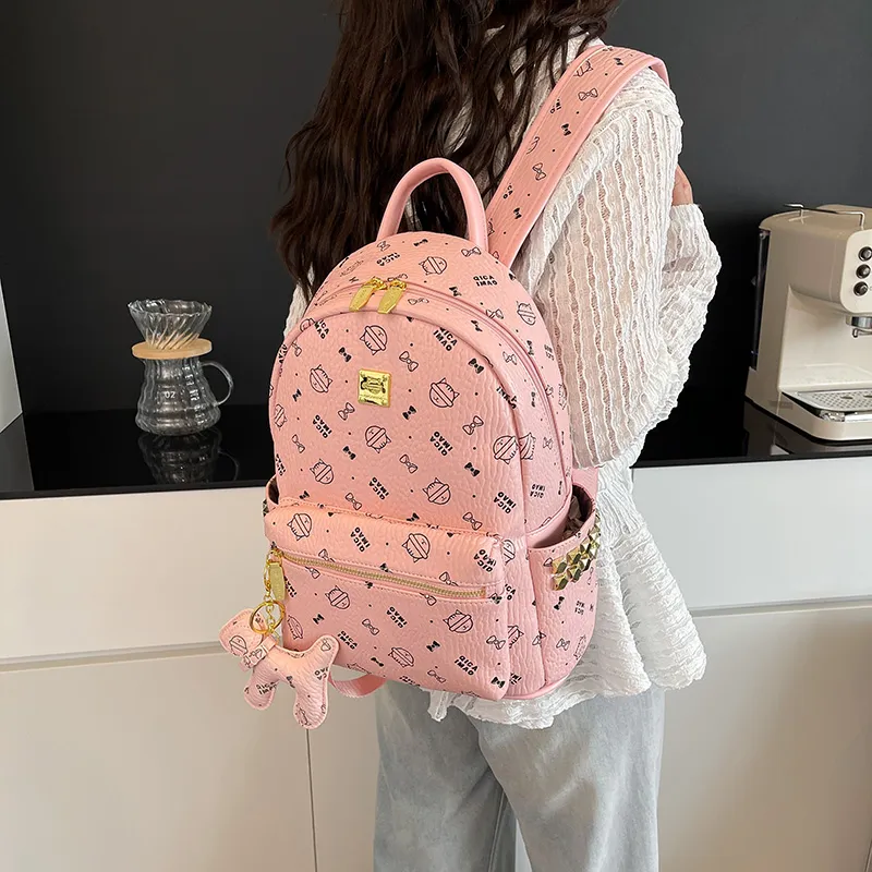 Yalu PU Backpack Women's Multicolor-11