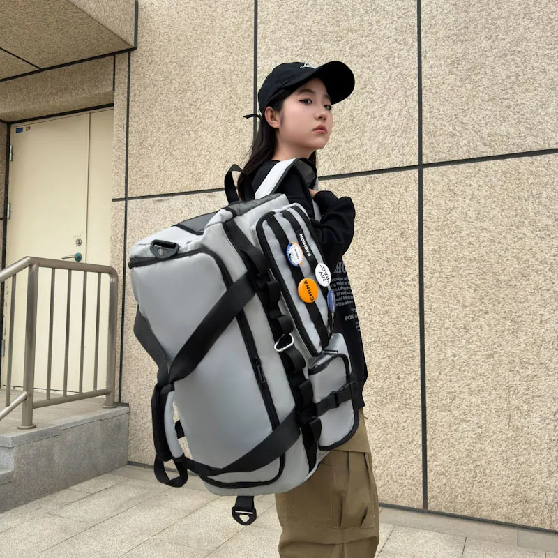 Yalu Nylon Travel Bag Unisex Multicolor-5