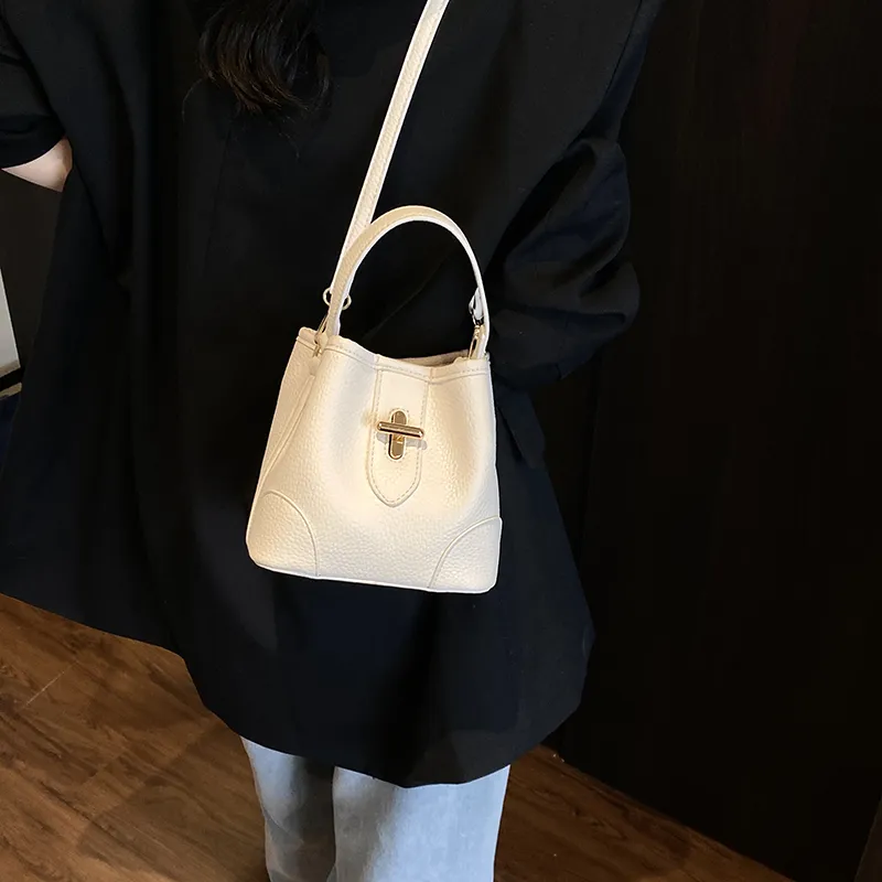 Yalu PU Bucket Bag, Shoulder Bag, Crossbody Bag, Handbag Women's Multicolor-4