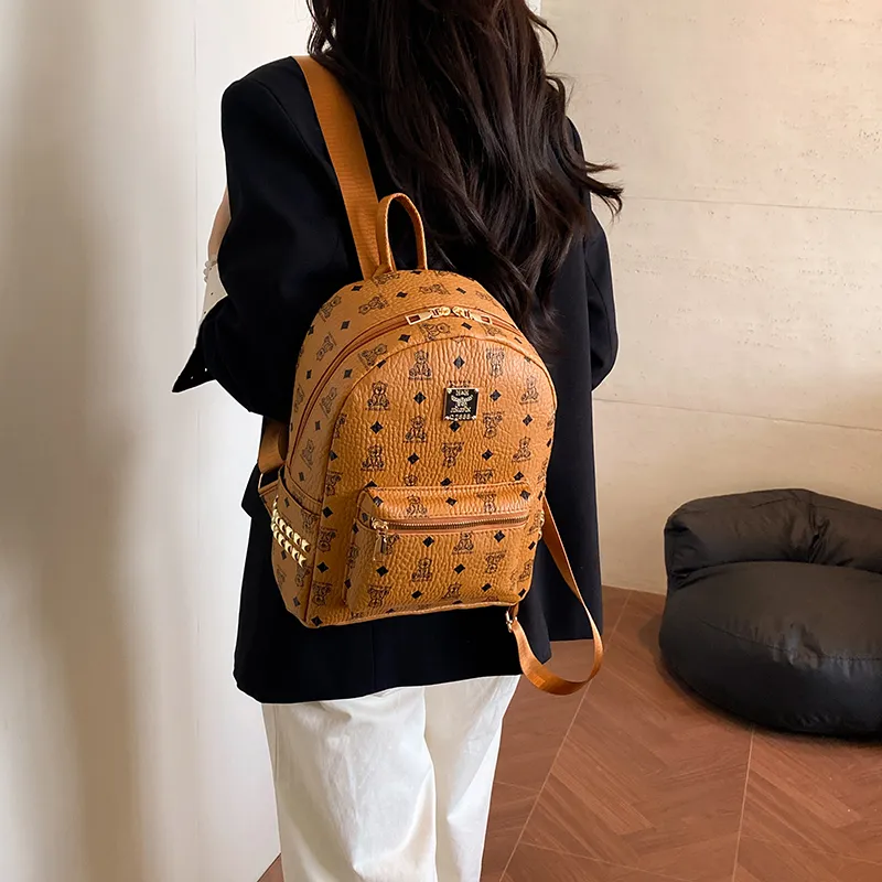 Yalu PU Backpack Women's Multicolor-21