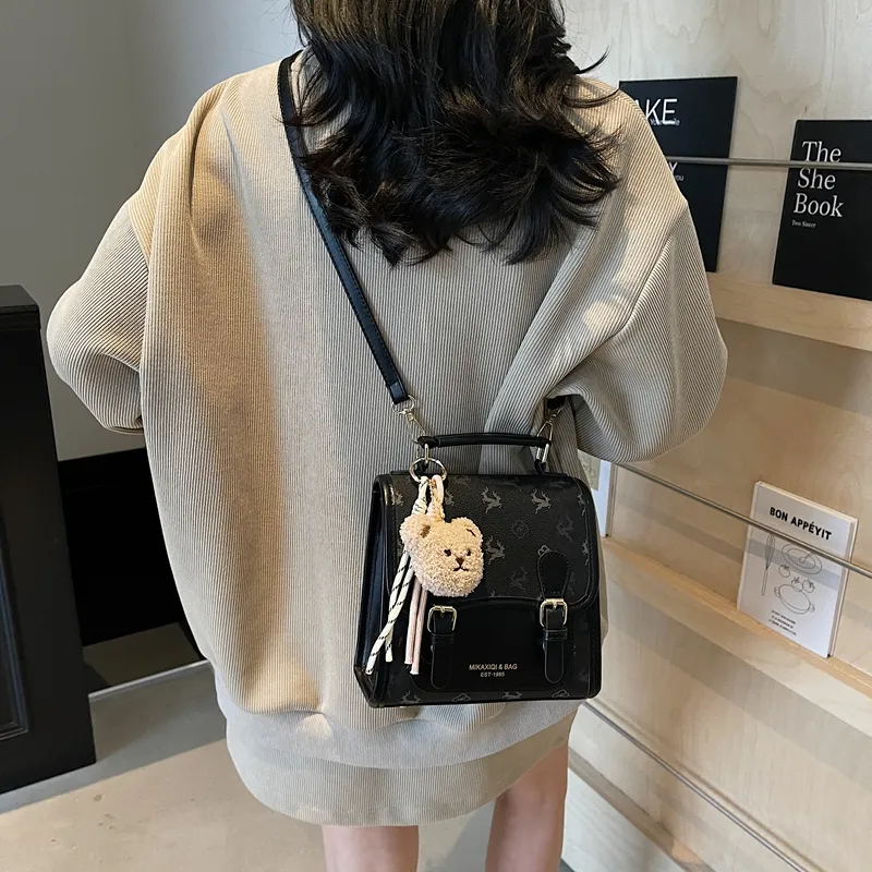 Yalu PU One Shoulder Crossbody Backpack Women's Multicolor-3
