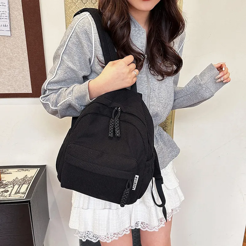 Yalu Nylon Backpack Unisex Multicolor-11
