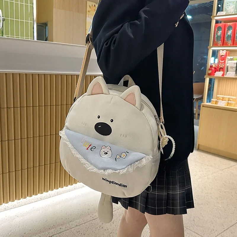 Yalu Nylon Backpack Regular Unisex Multicolor-1