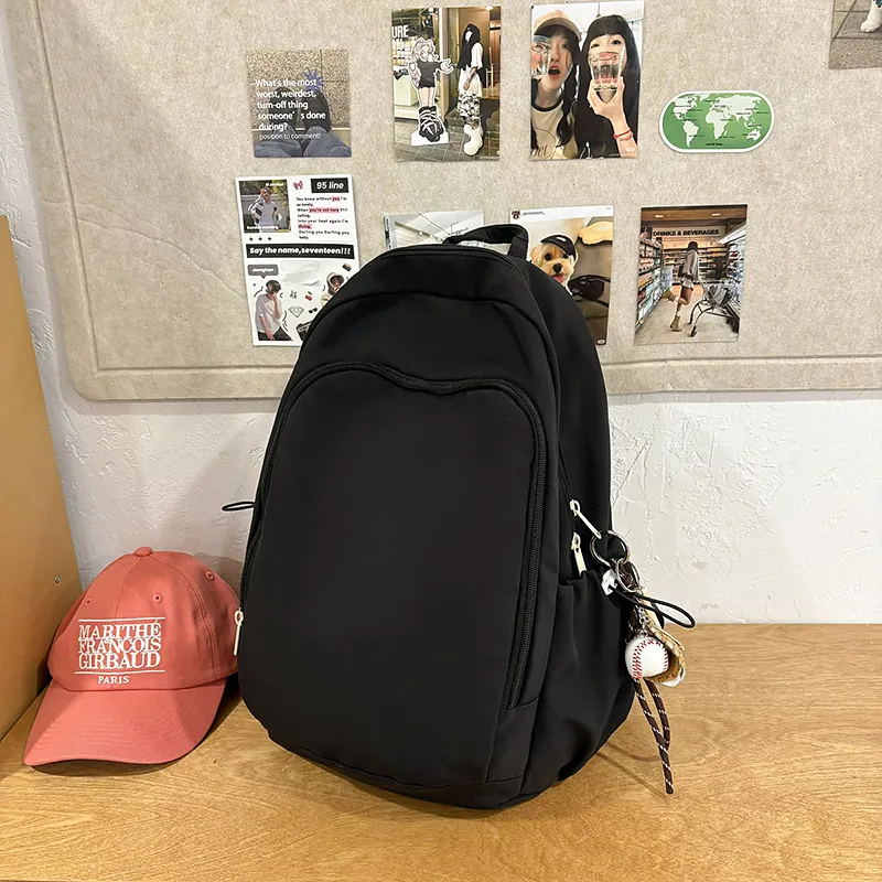 Yalu Nylon Backpack Regular Unisex White/Black/Purple/Green/Blue-8