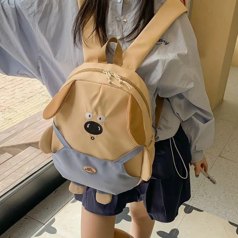 Yalu Nylon Backpack Regular Women's Ecru/Khaki-7
