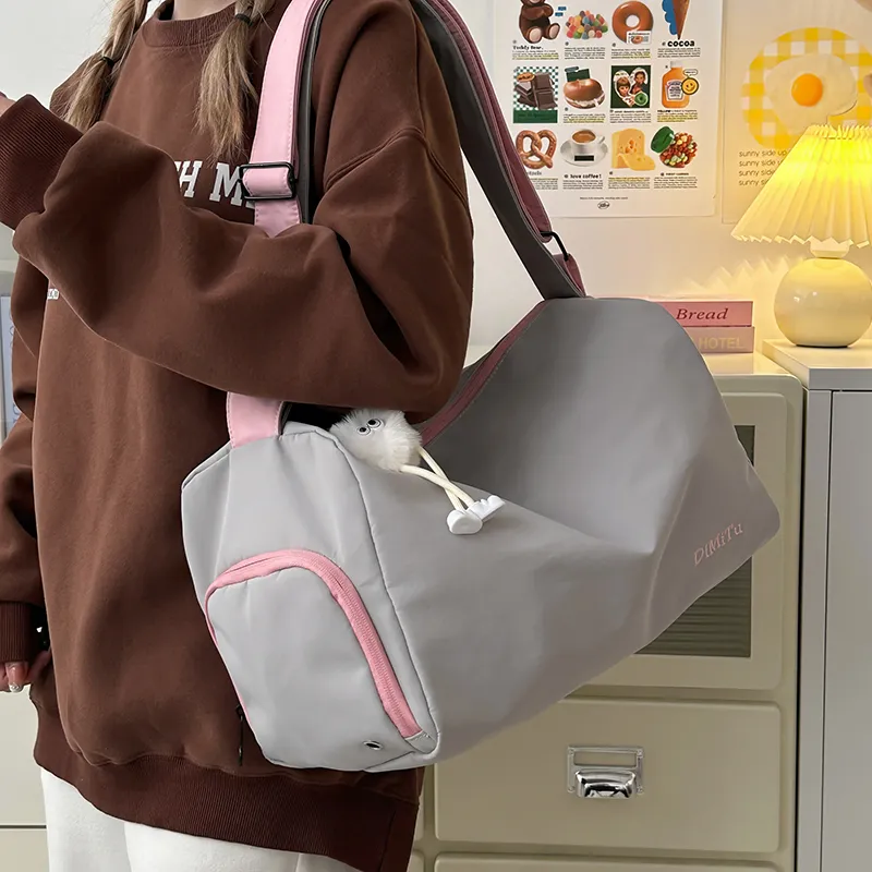 Yalu Nylon Travel Bag Unisex Multicolor-2