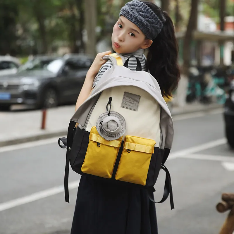 Yalu Nylon Backpack Unisex Multicolor-1