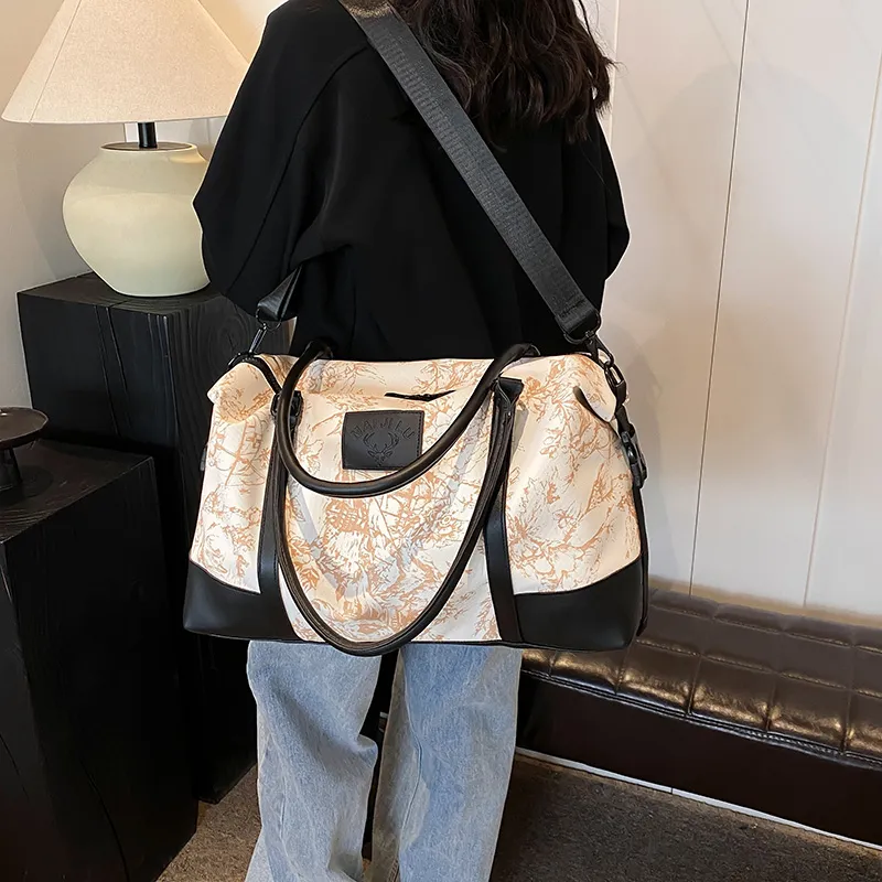 Yalu PU One Shoulder Handbag, Travel Bag Unisex Multicolor-13
