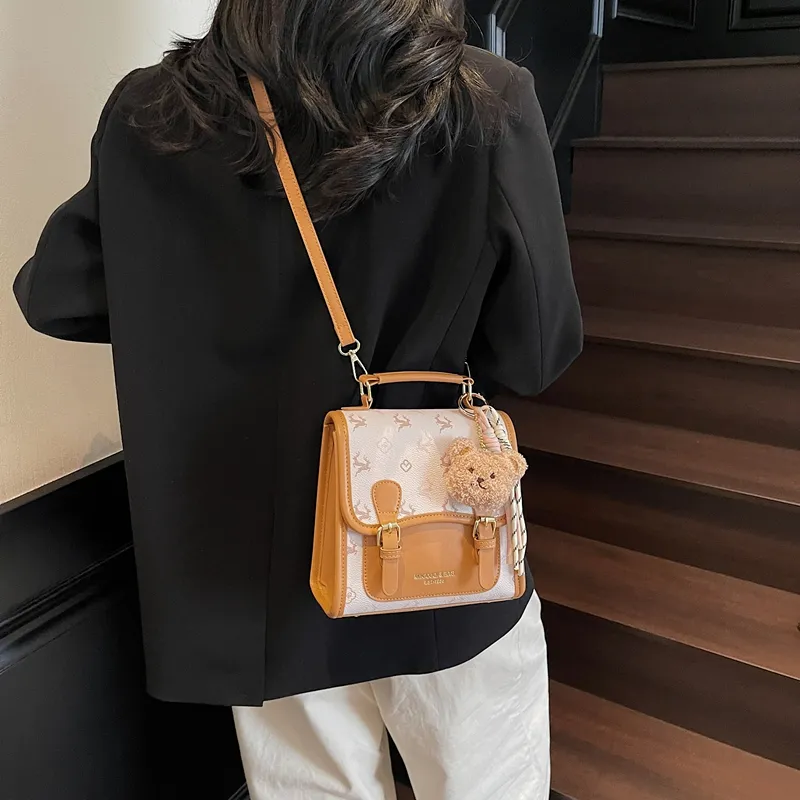 Yalu PU One Shoulder Crossbody Backpack Women's Multicolor-13