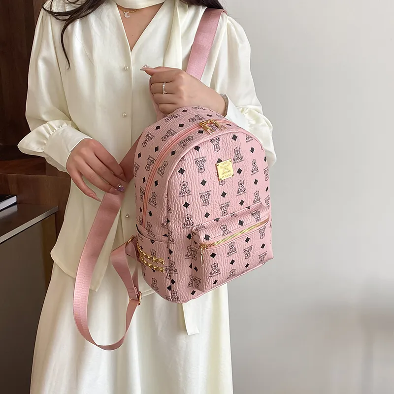 Yalu PU Backpack Women's Multicolor-2