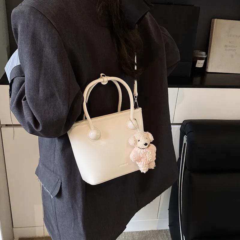 Yalu PU Shoulder Bag, Crossbody Bag, Handbag Regular Women's White/Black/Blue/Pink-21