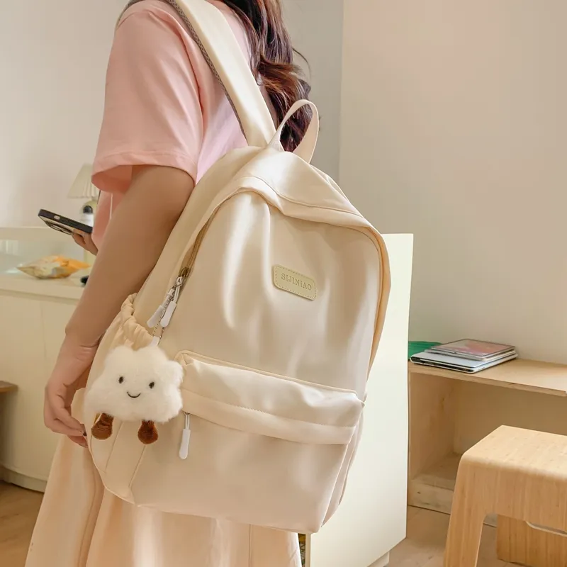 Yalu Nylon Backpack Unisex Multicolor-8
