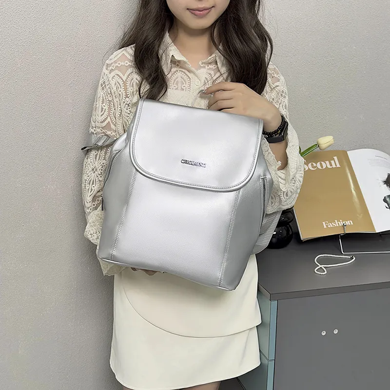 Yalu PU Backpack Unisex Multicolor-7