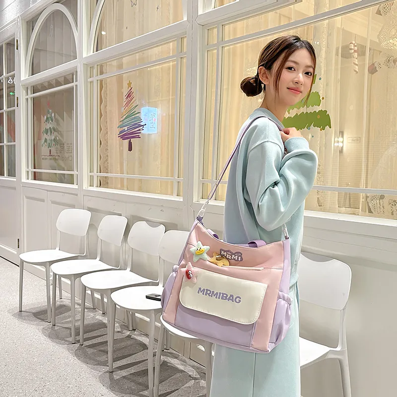 Yalu Nylon Tote Crossbody Bag, Shoulder Bag Women's Multicolor-14