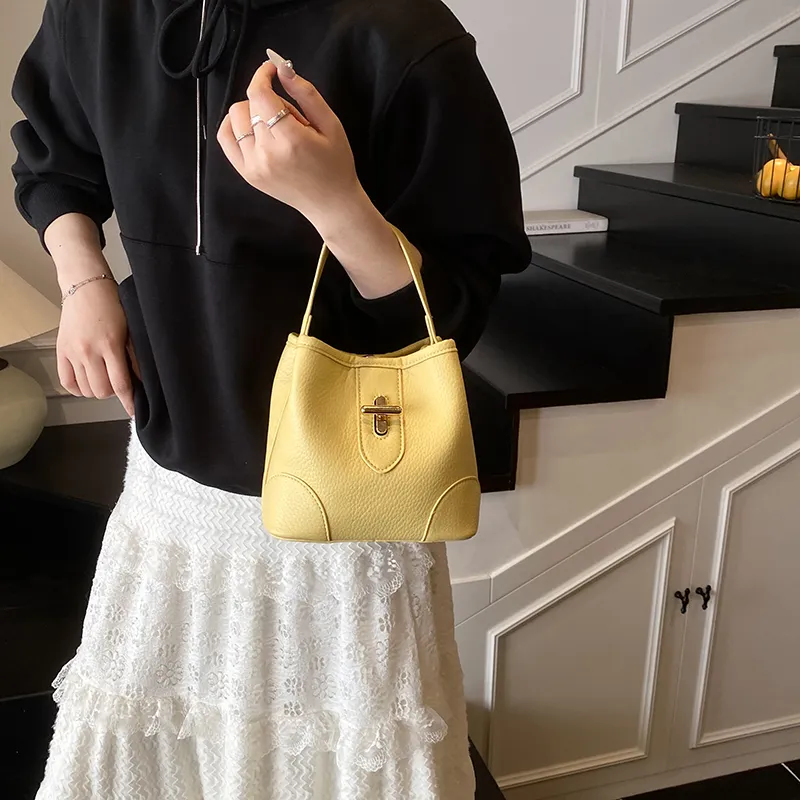 Yalu PU Bucket Bag, Shoulder Bag, Crossbody Bag, Handbag Women's Multicolor-11