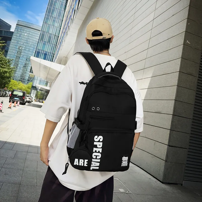 Yalu Nylon Backpack Regular Unisex Multicolor-1