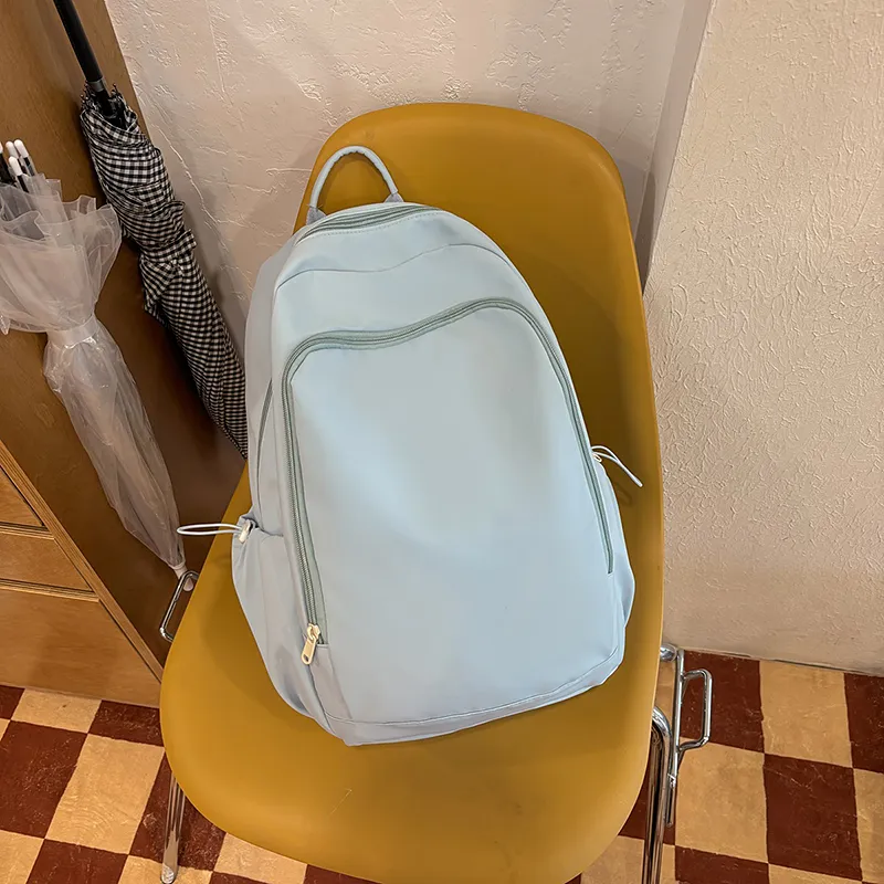 Yalu Nylon Backpack Regular Unisex White/Black/Purple/Green/Blue-22