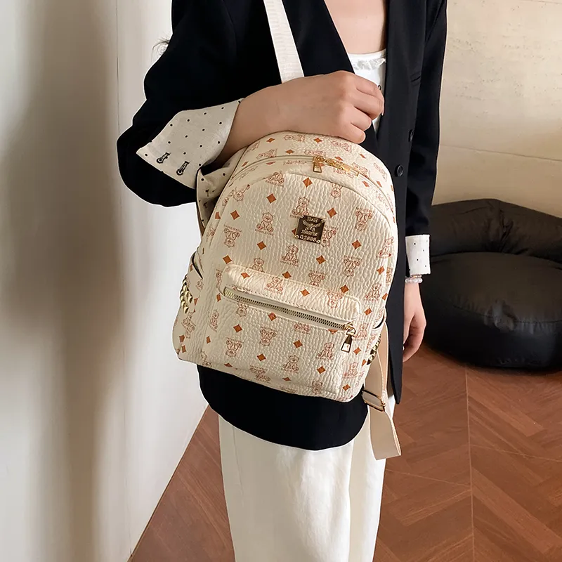 Yalu PU Backpack Women's Multicolor-7