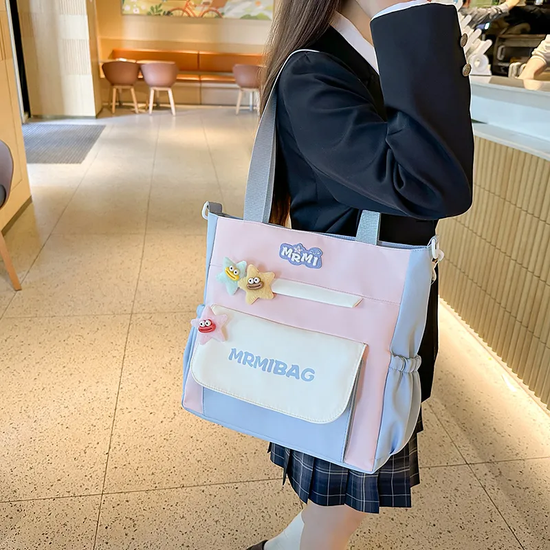 Yalu Nylon Tote Crossbody Bag, Shoulder Bag Women's Multicolor-23