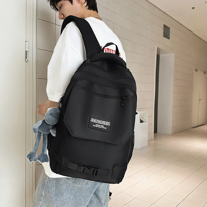 Yalu Nylon Backpack Regular Unisex Multicolor-2