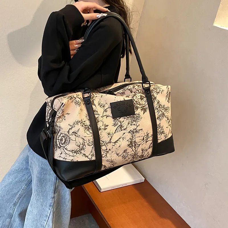 Yalu PU One Shoulder Handbag, Travel Bag Unisex Multicolor-22