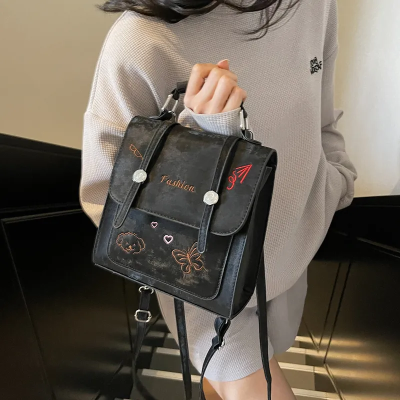 Yalu PU Backpack Women's Multicolor-13