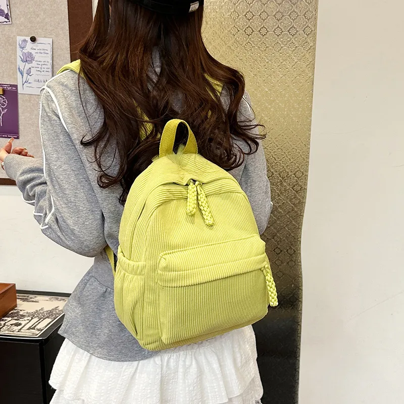 Yalu Nylon Backpack Unisex Multicolor-21
