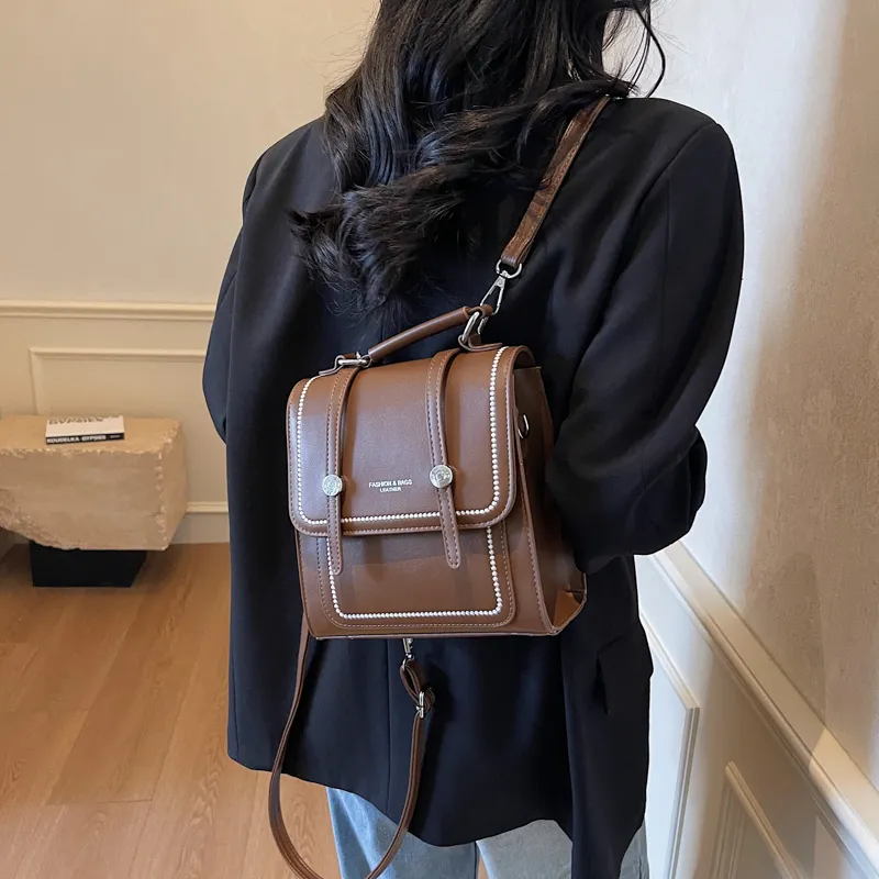 Yalu PU Backpack Women's Multicolor-4