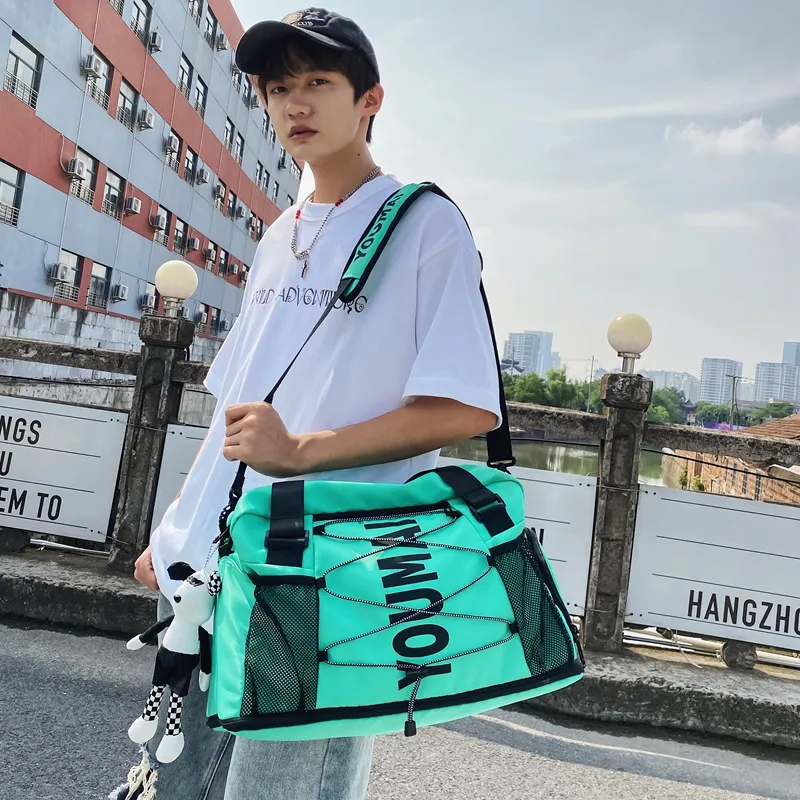 Yalu Nylon Shoulder Bag, Travel Bag Unisex Multicolor-40