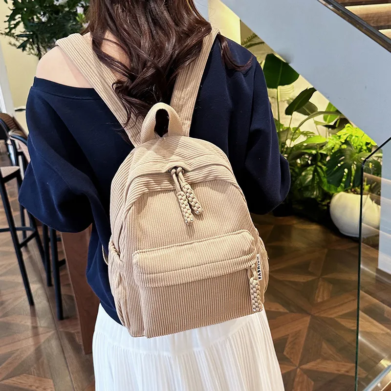 Yalu Nylon Backpack Unisex Multicolor-14