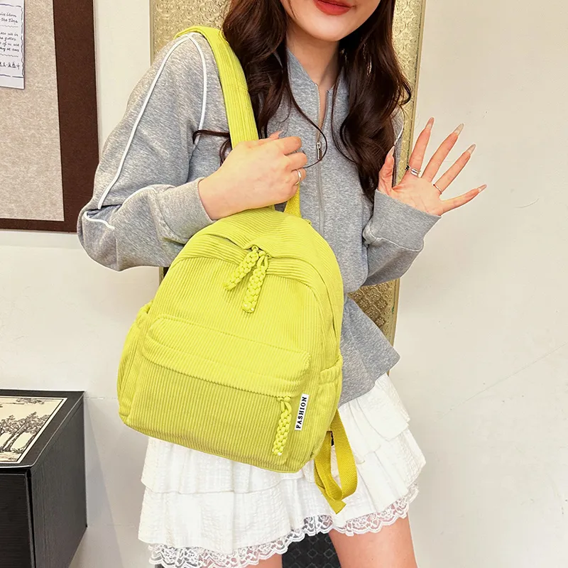 Yalu Nylon Backpack Unisex Multicolor-22