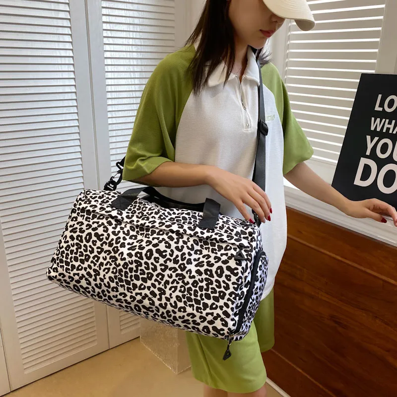 Yalu Nylon Travel Bag Unisex Black/White/Pink/Orange/Khaki-9
