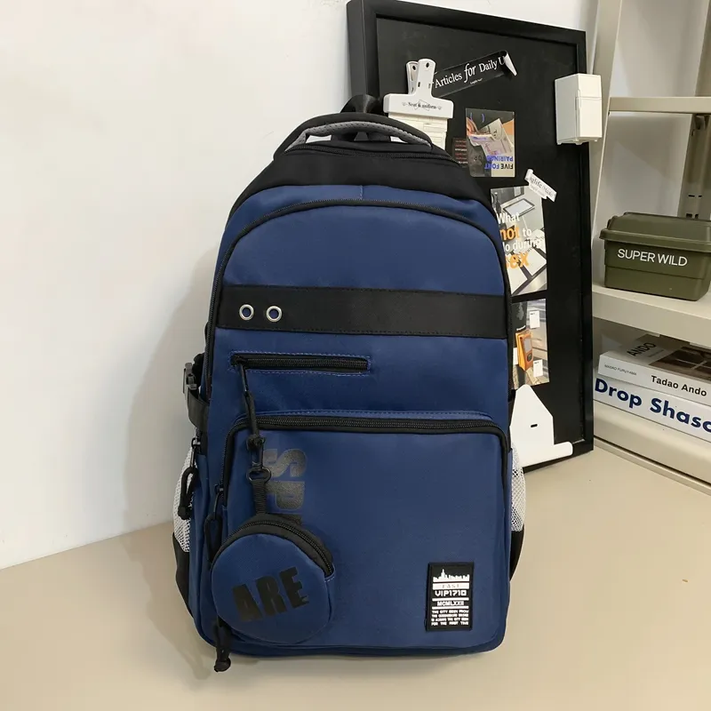 Yalu Nylon Backpack Regular Unisex Multicolor-8