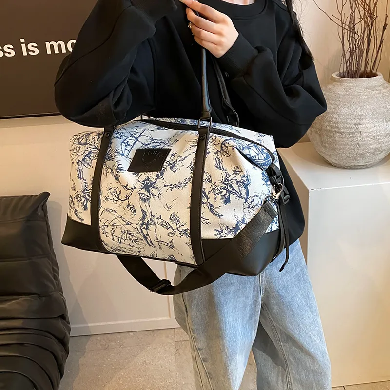 Yalu PU One Shoulder Handbag, Travel Bag Unisex Multicolor-18