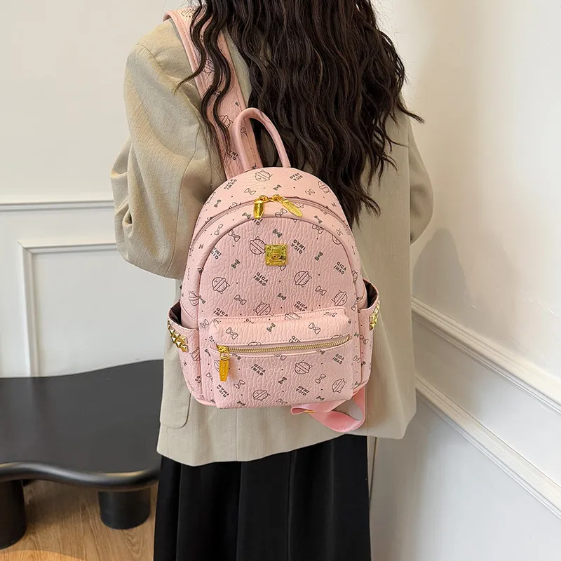 Yalu PU Backpack Women's Multicolor-3