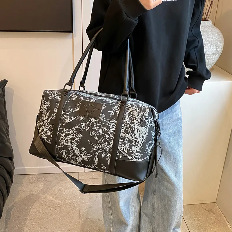 Yalu PU One Shoulder Handbag, Travel Bag Unisex Multicolor-1