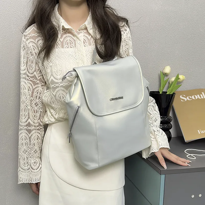 Yalu PU Backpack Unisex Multicolor-13