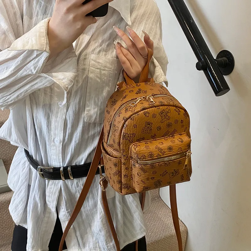 Yalu PU Backpack Women's Multicolor-9