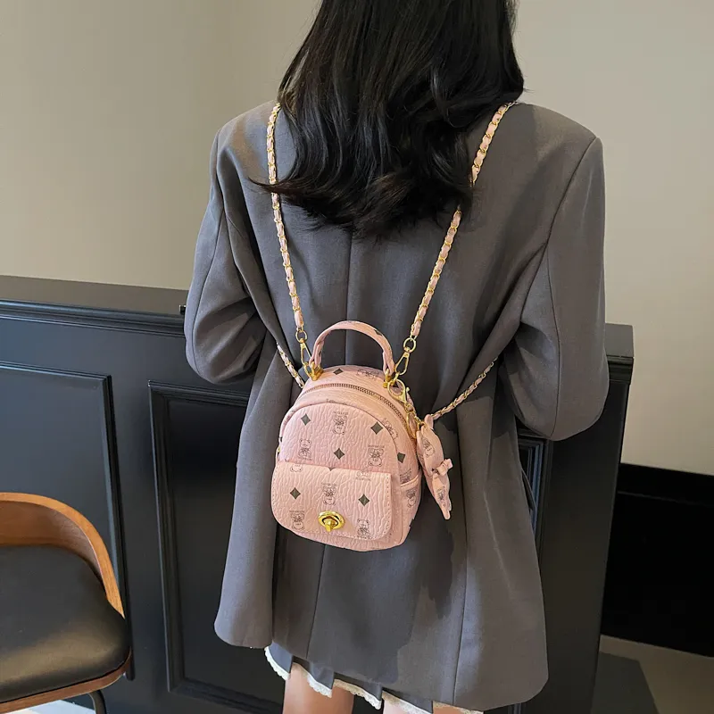 Yalu PU Backpack Women's Multicolor-4