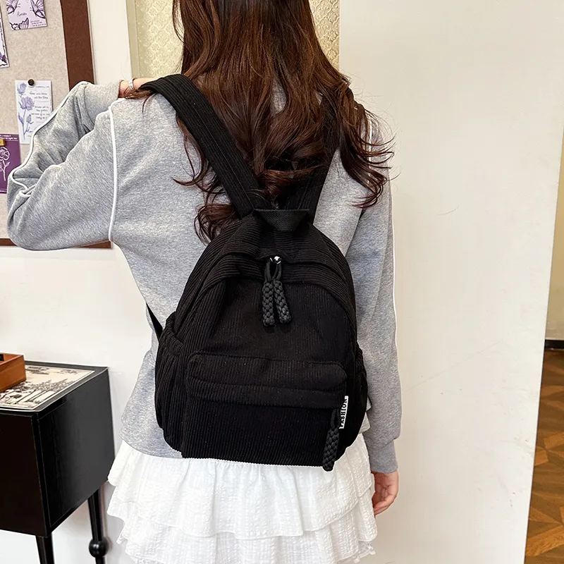 Yalu Nylon Backpack Unisex Multicolor-9