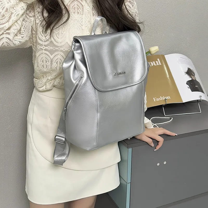 Yalu PU Backpack Unisex Multicolor-8