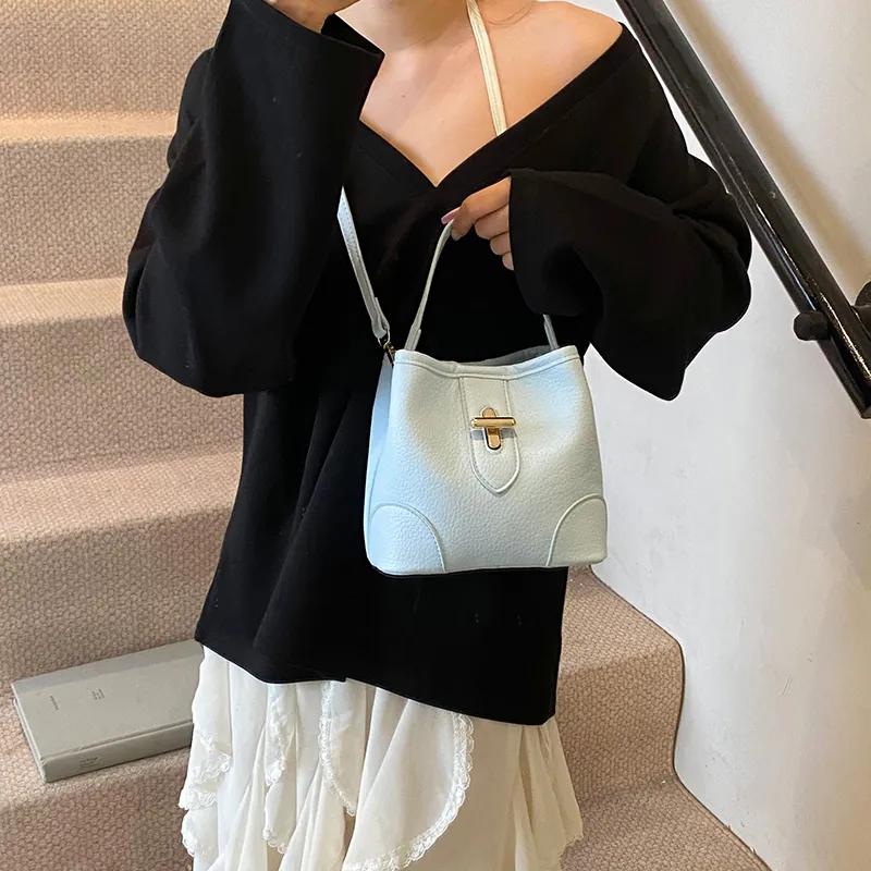Yalu PU Bucket Bag, Shoulder Bag, Crossbody Bag, Handbag Women's Multicolor-22