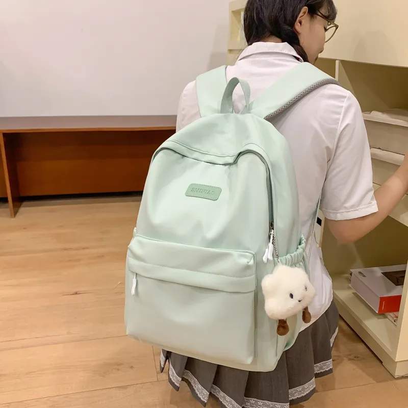 Yalu Nylon Backpack Unisex Multicolor-20