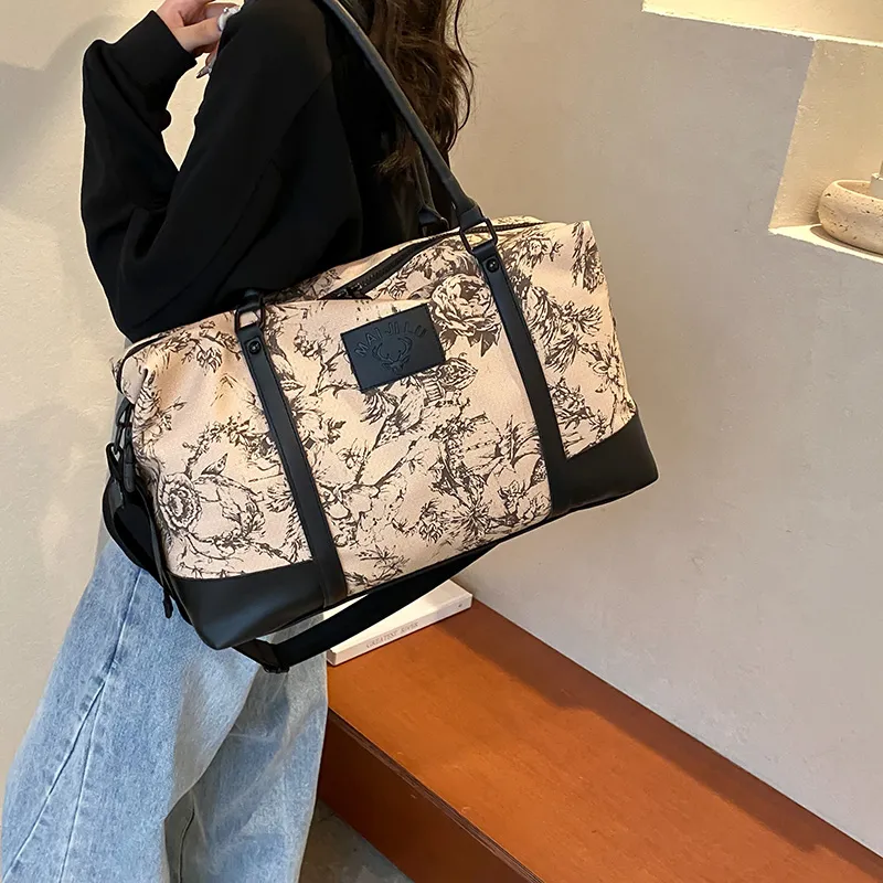 Yalu PU One Shoulder Handbag, Travel Bag Unisex Multicolor-23
