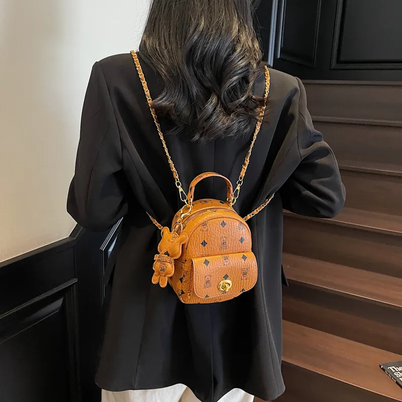 Yalu PU Backpack Women's Multicolor-9