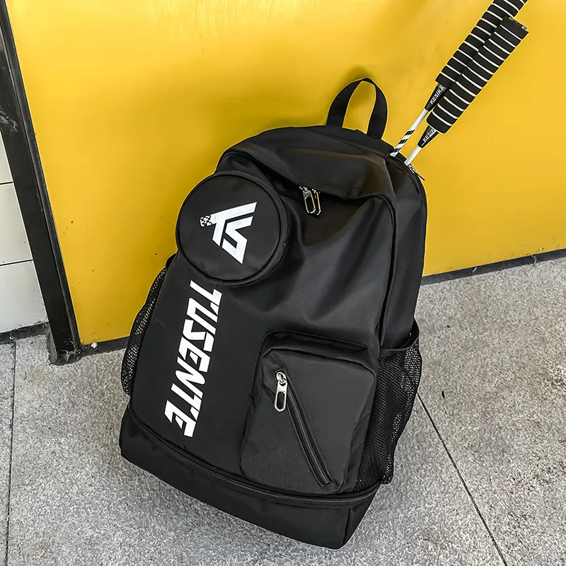 Yalu Nylon Backpack Regular Unisex Light Gray/Dark Gray/Black/Red-14
