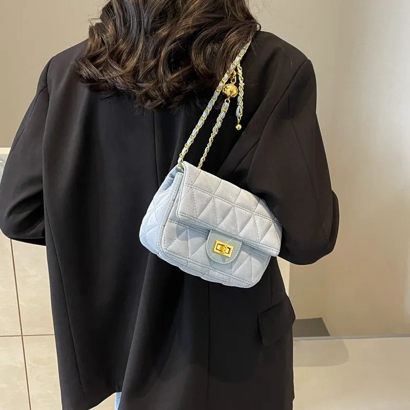 Yalu PU Crossbody Bag, Shoulder Bag Women's Ecru/Black/Blue/Pink-20