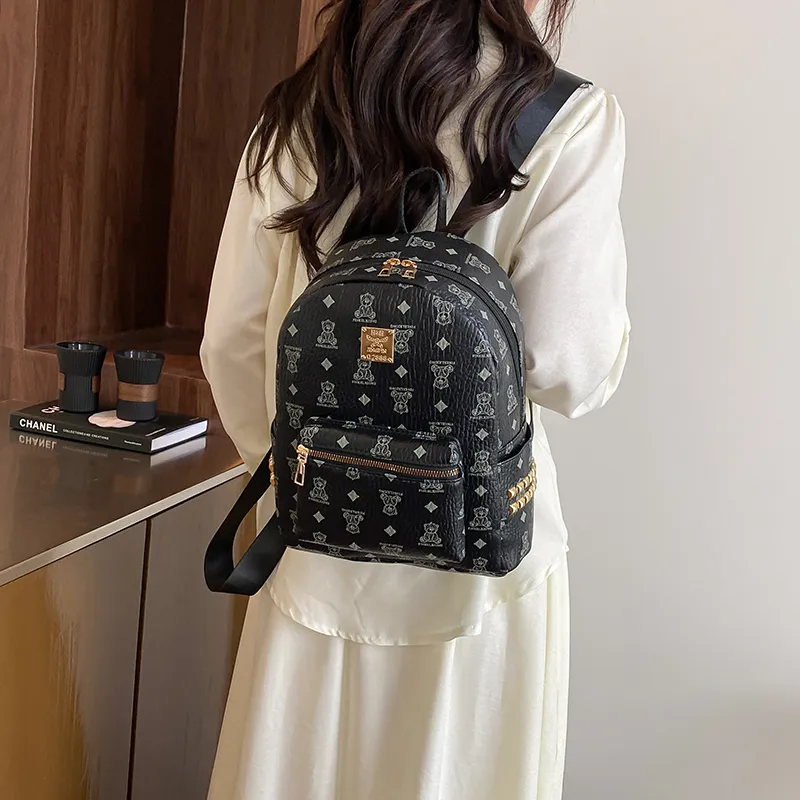 Yalu PU Backpack Women's Multicolor-16
