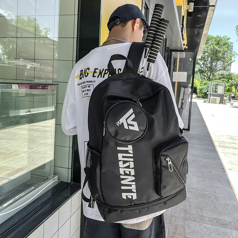 Yalu Nylon Backpack Regular Unisex Light Gray/Dark Gray/Black/Red-13