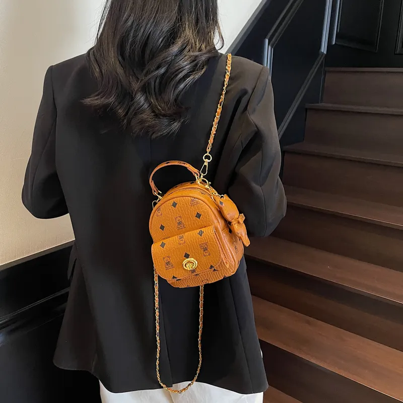 Yalu PU Backpack Women's Multicolor-8
